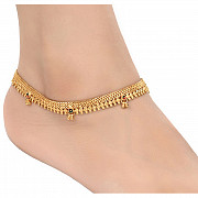 AanyaCentric Gold Plated Anklets Payal ACIA0047G from Delhi