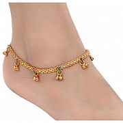 AanyaCentric Gold Plated Anklets Payal ACIA0135G from Delhi