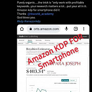 Amazon kdp with just your smartphone Concord