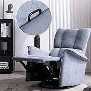 New Functional Electric Single-Seat Fabric Sofa Modern Minimalist Gray Rockable Function Chair London