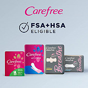 Carefree Acti-Fresh Panty Liners, Soft and Flexible Feminine Care Protection, Regular, 120 Count, (P London