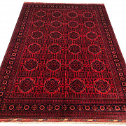 9x12ft. Wool Afghan Rug, Vintage Persian Rug, red cute rug, area rug 9x12 Texas City