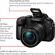 Panasonic LUMIX G85 4K Digital Camera, 12-60mm Power O.I.S. Lens Albany