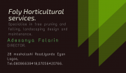 Foly hulticultural services Ikeja