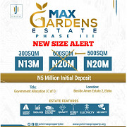 Max Gardens Estate phase III Lagos