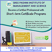 Become a Certified Professional with Short-term Certificate Programs from Coimbatore