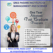 One Year Advanced Post Graduate Programs from Coimbatore