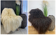 Long-haired sheepskins, Bio-tanned, Decorative sheepskins. Denver