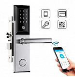 ALPHAR F4 Mobile APP + Password Unlock (single password & time cipher) manual key smart door Lock BY from Enugu