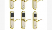 Door Lock With RFID Card Access Control - Gold - 7 Set Business by hiphen Benin City