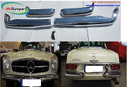 Mercedes Pagode W113 bumper (1963 -1971) by stainless steel San Francisco