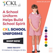 One of the trusted school wear distributors in Glasgow, CKL Clothing Glasgow