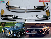 Mercedes W111 W112 low grille models 280SE 3,5L V8 Coupe /Convertible bumpers (1969-1971) San Francisco