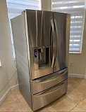 LG stainless French door refrigerator with External Water & Ice Dispenser in Stainless Steel from New Milford