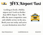 Halifax Taxi Services by HFX Airport Taxi Halifax