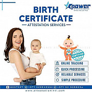 Birth certificate attestation in UAE Dubai