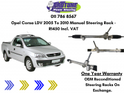 Opel Corsa LDV 2005 To 2010 Model - OEM Reconditioned Steering Racks from Johannesburg