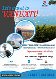 Travel to Australia via Fiji and Vanuatu Abuja