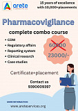 Pharmacovigilance training with placements in Vijayawada Vijayawada