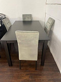 Sumptuous Leisure Dining Chairs And Table With Metal Legs from Denver