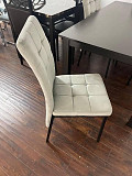 Sumptuous Leisure Dining Chairs And Table With Metal Legs from Denver