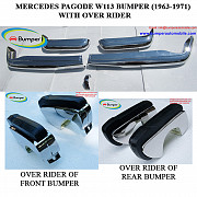 Mercedes Pagode W113 bumpers with over rider (1963 -1971) Denver
